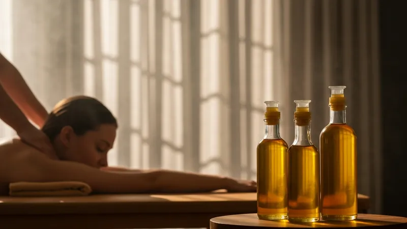 Massage thérapeutique professionnel aux huiles