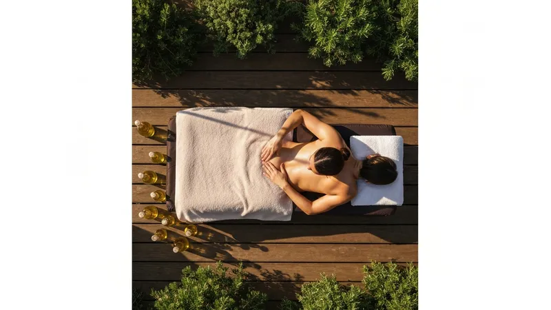 Massage californien et les huiles aromatiques